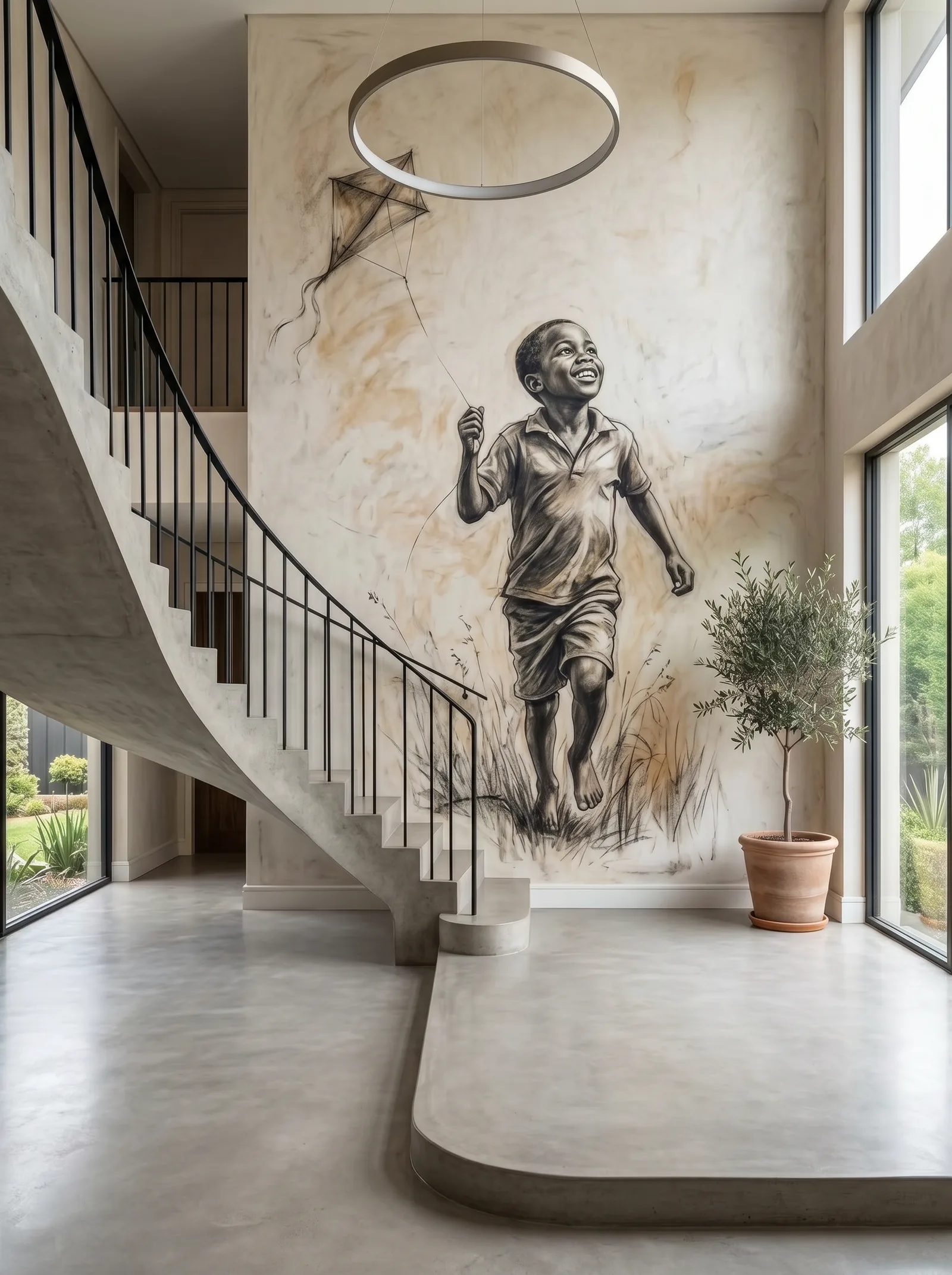 Boy with Hoop