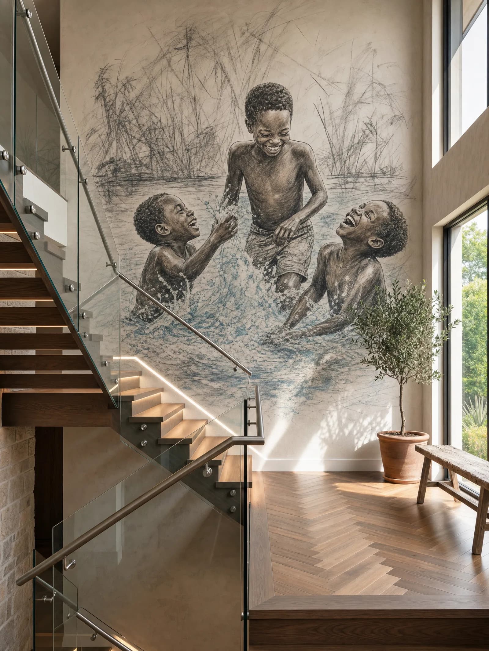 Children at Water