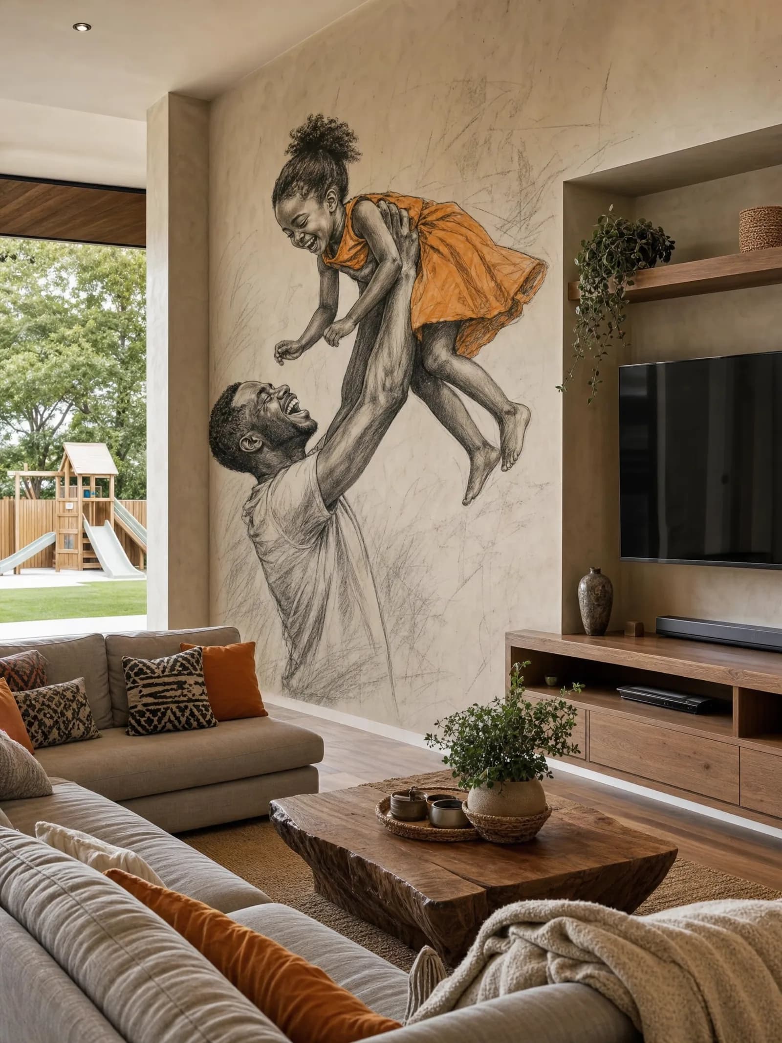 Father Tossing Child