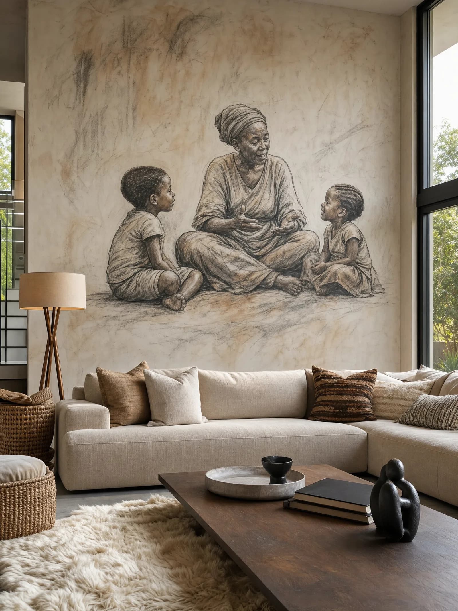 Grandmother and Grandchildren