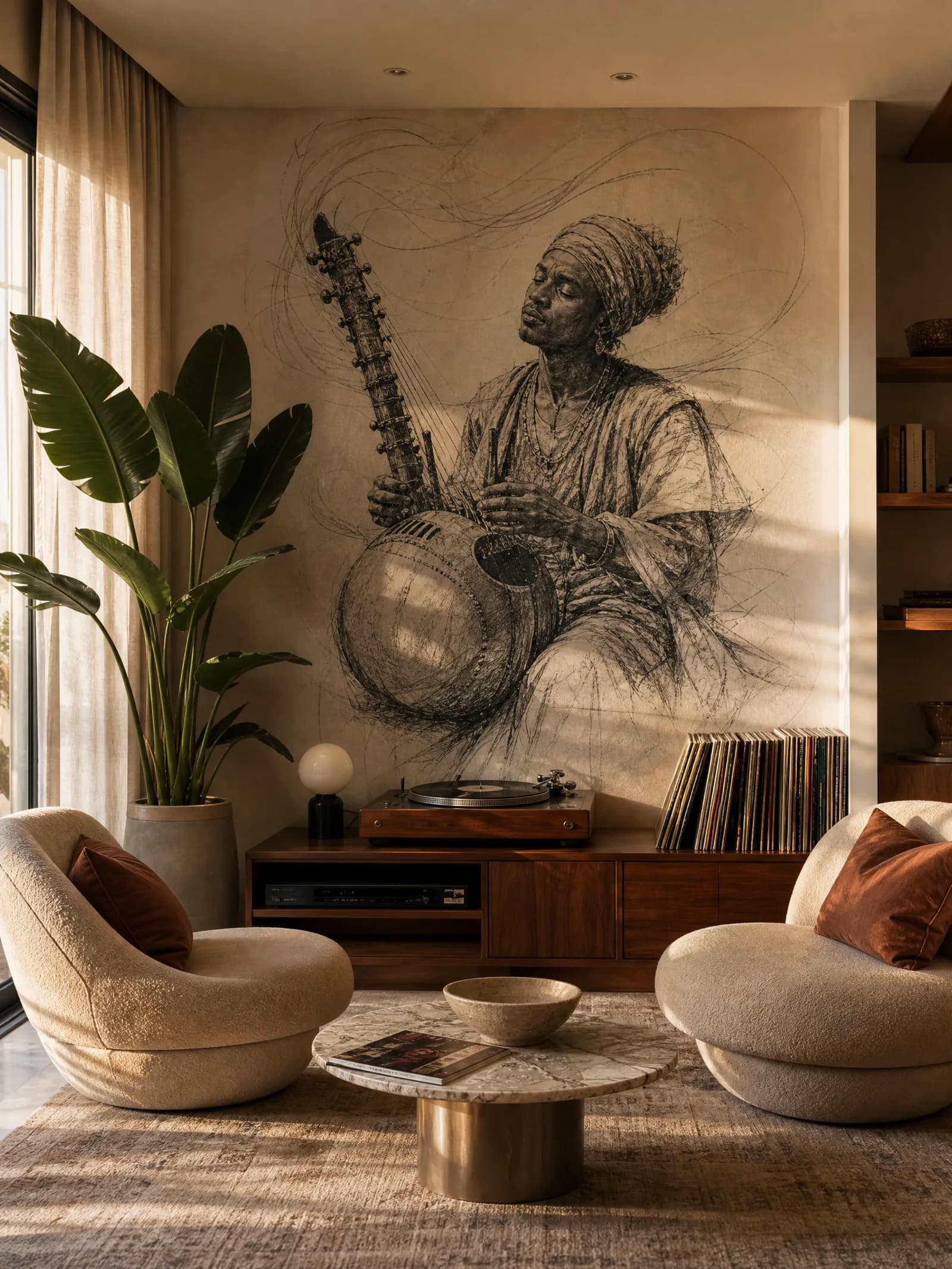 Musician with Strings