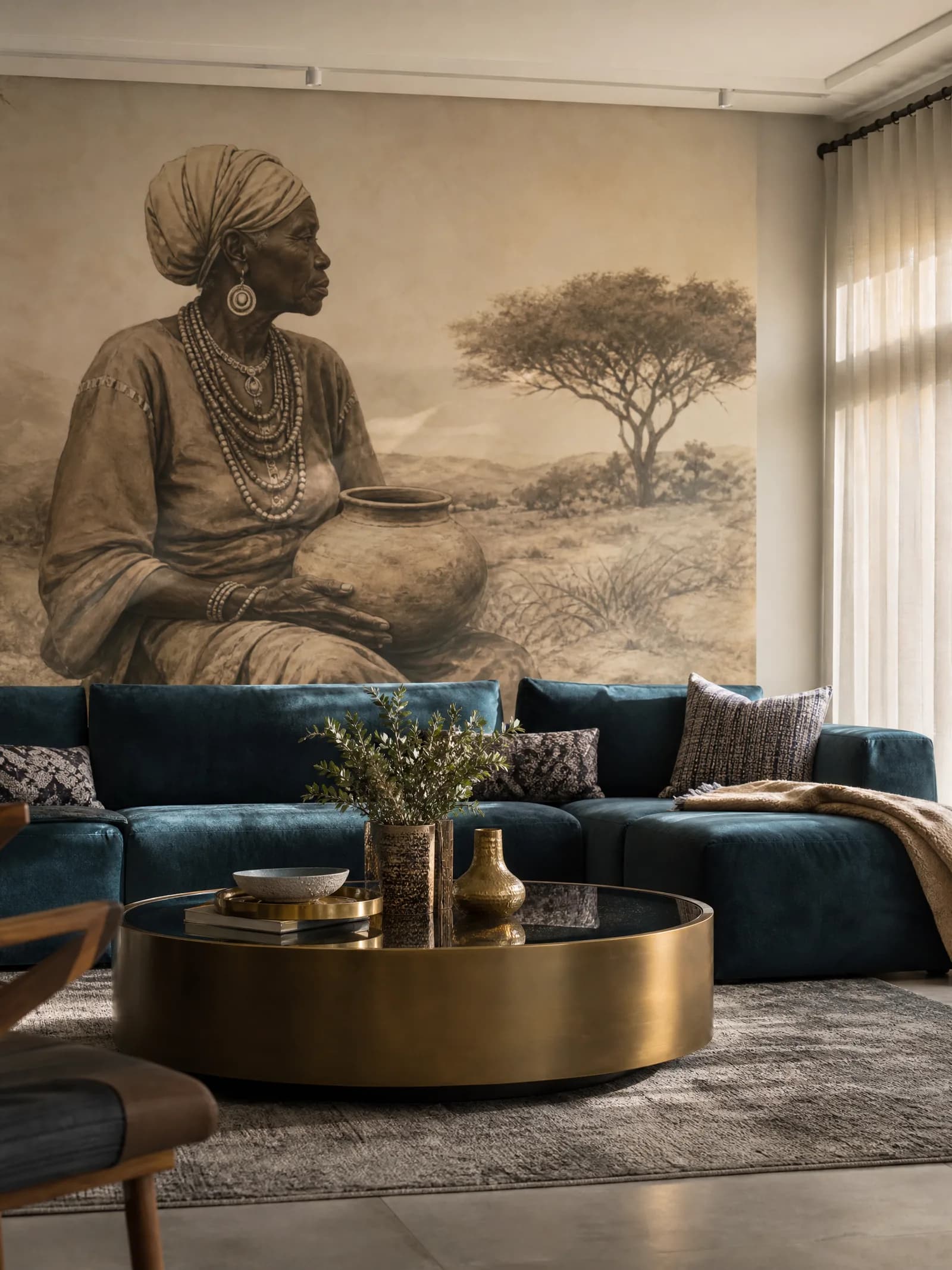 Woman and Acacia