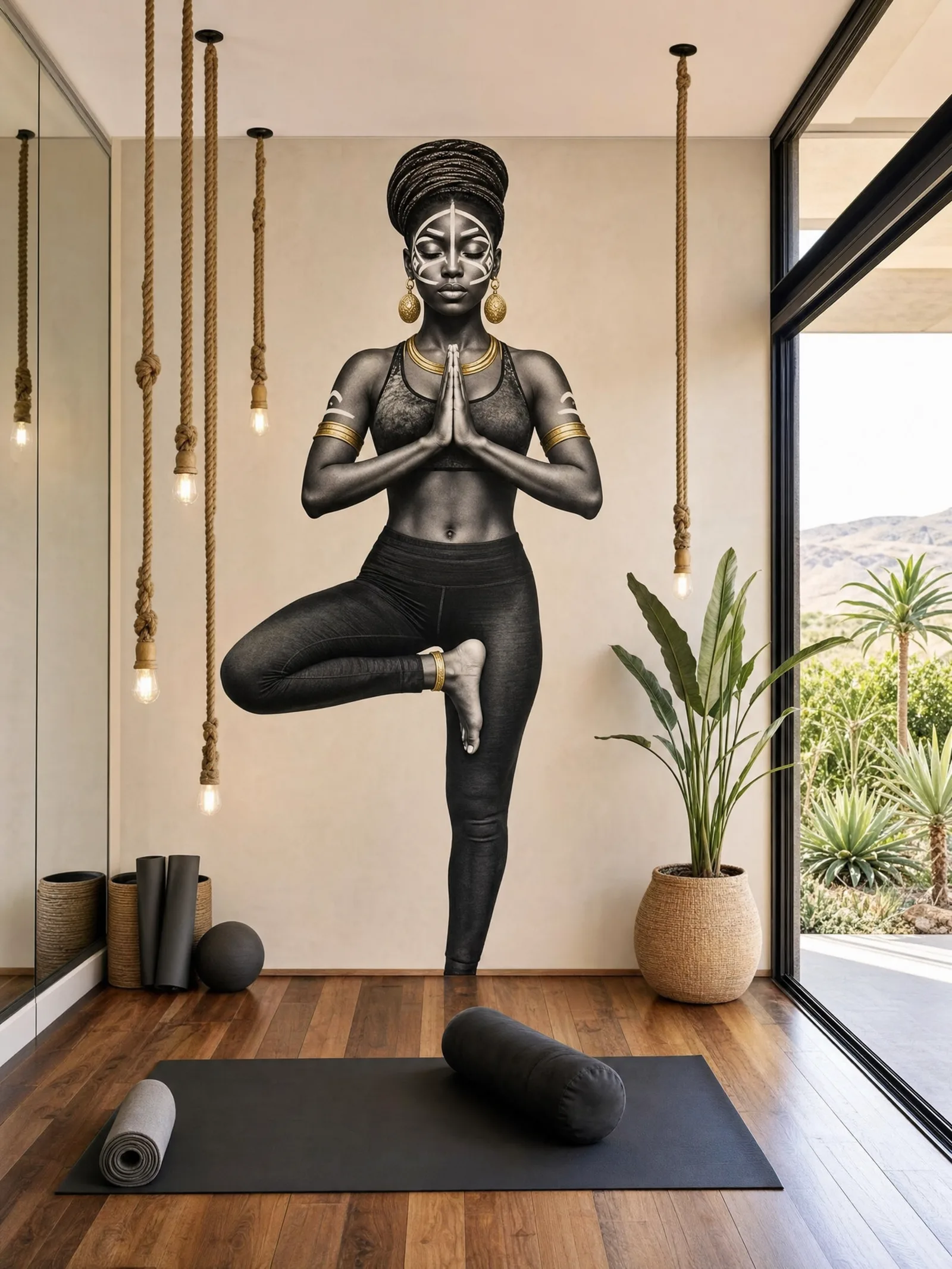 Woman in Yoga Pose