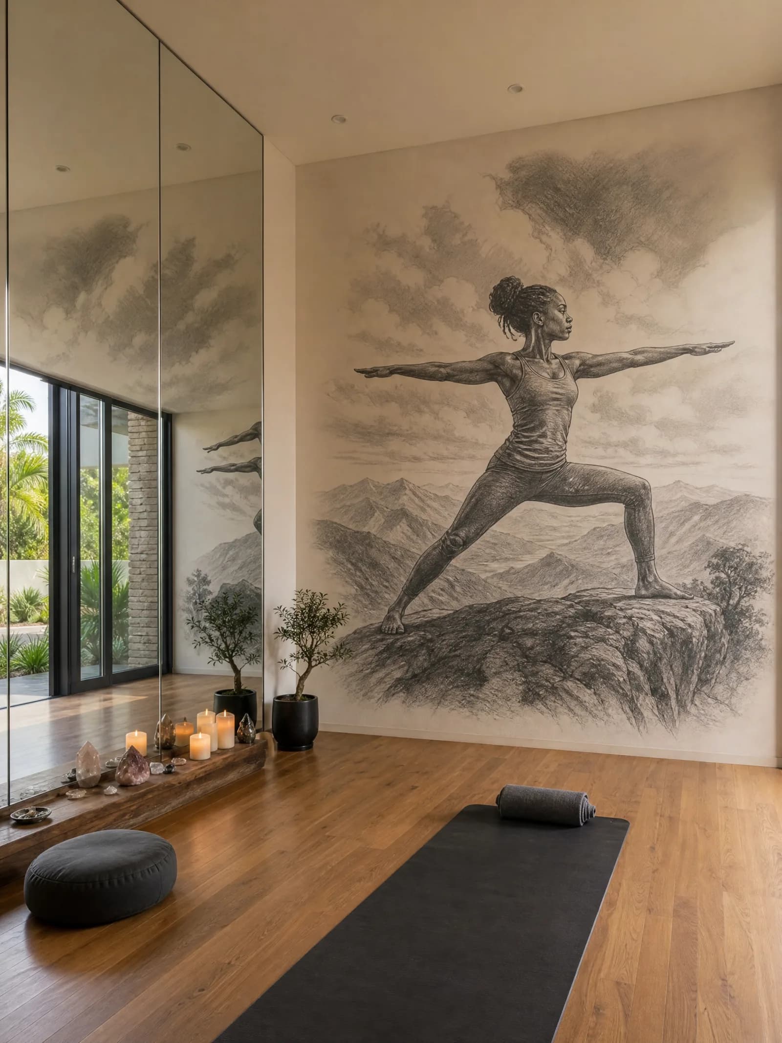 Woman in Yoga Pose
